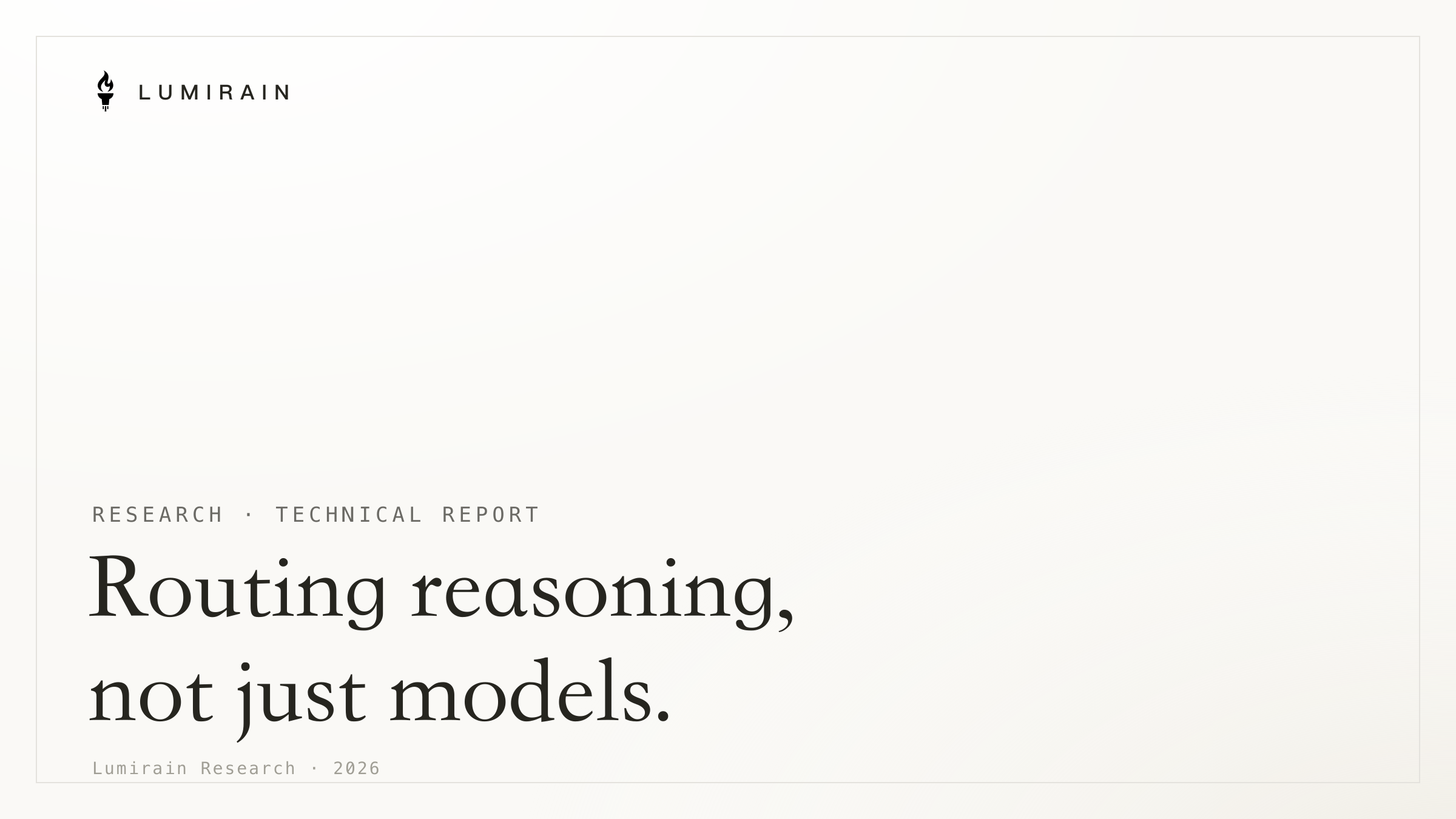 Intelligence Efficiency: Routing Reasoning, Not Just Models